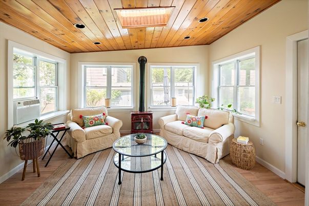 Interior, Living room, Wooden Ceilings, Wood Texture Flooring