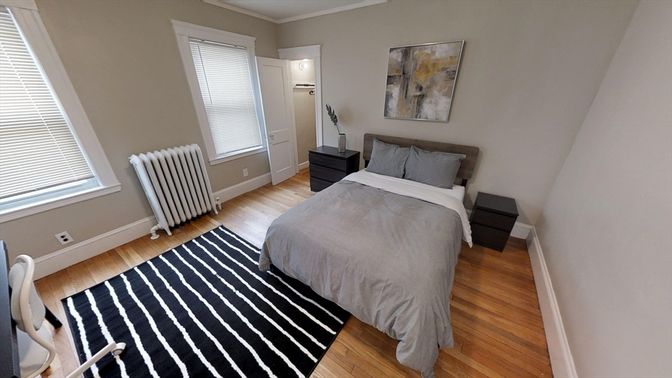 Bedroom, Interior, Wood Texture Flooring