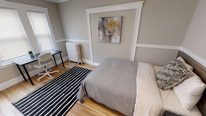 Bedroom, Home Office, Interior, Wood Texture Flooring
