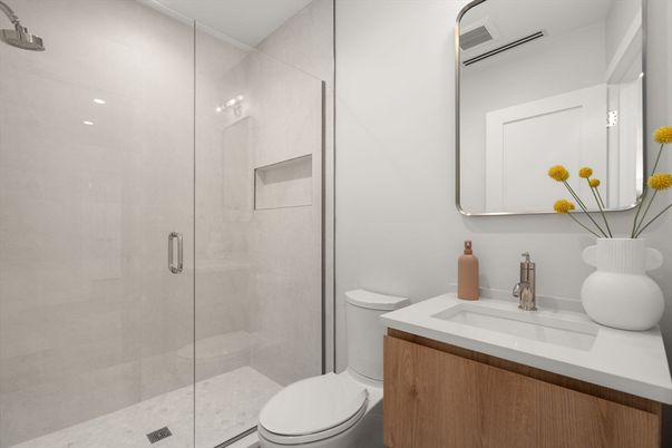 Bathroom, Glass Shower, Interior