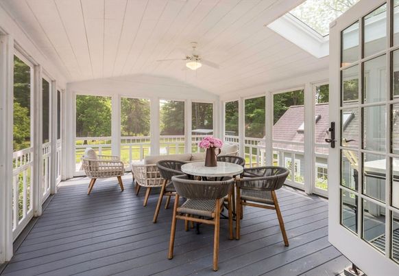 Dining room, Interior, Sun Room, Wood Texture Flooring