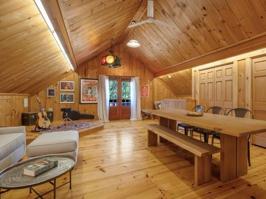 Dining room, Interior, Wooden Beams, Wooden Ceilings, Wood Texture Flooring, Wooden Walls