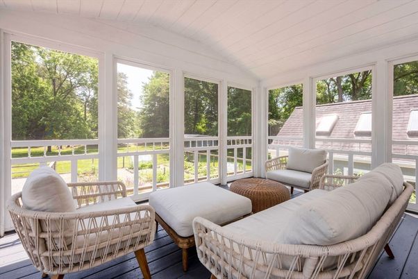 Interior, Sun Room, Wood Texture Flooring