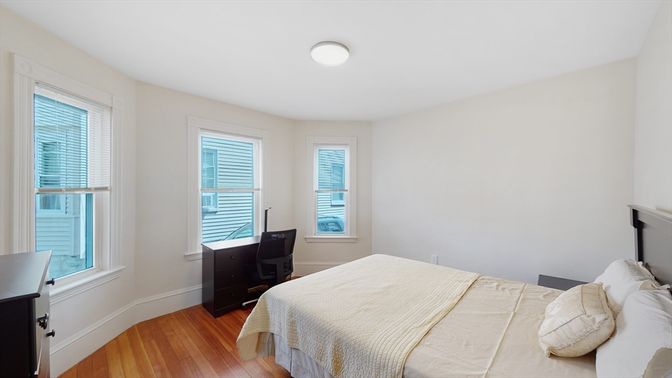 Bedroom, Interior, Wood Texture Flooring