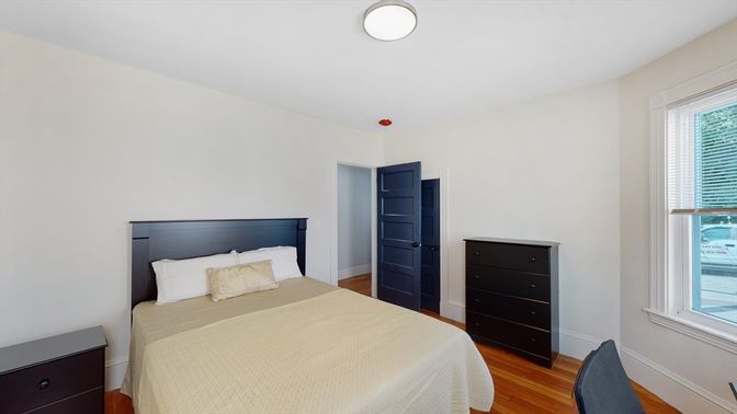 Bedroom, Interior, Wood Texture Flooring