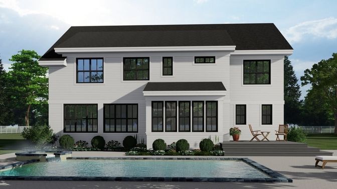 Exterior, Facade, Pool, Georgian