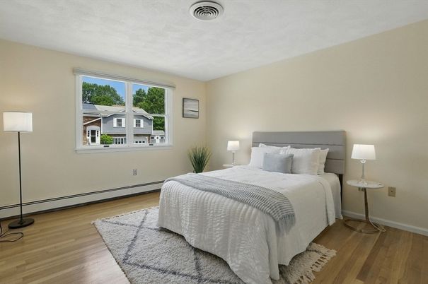 Bedroom, Interior, Wood Texture Flooring