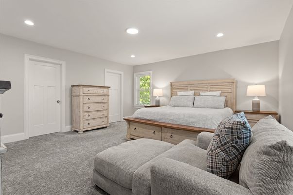 Bedroom, Interior, Recessed Lighting
