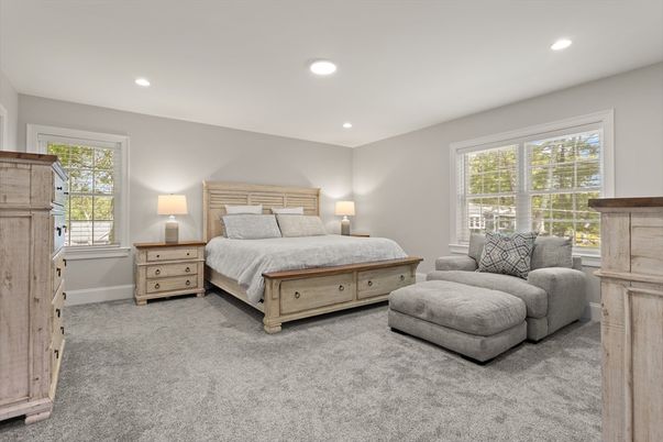 Bedroom, Interior, Recessed Lighting