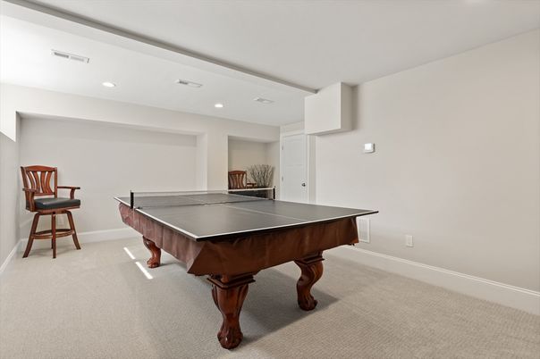 Game Room, Interior, Recessed Lighting
