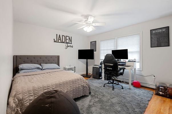 Bedroom, Home Office, Interior, Wood Texture Flooring