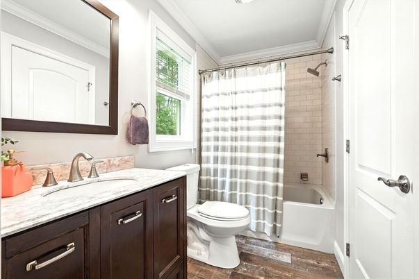 Bathroom, Interior, Wood Texture Flooring