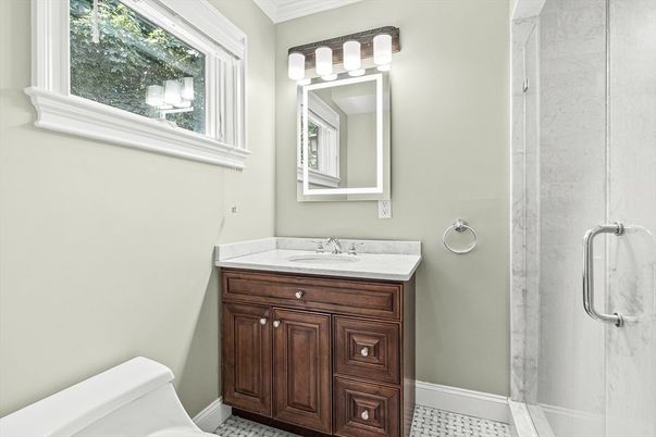 Bathroom, Glass Shower, Interior