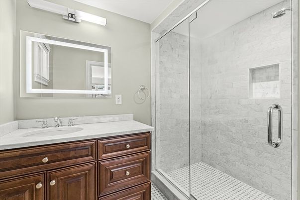Bathroom, Glass Shower, Interior