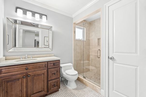 Bathroom, Glass Shower, Interior