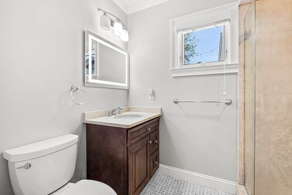 Bathroom, Glass Shower, Interior