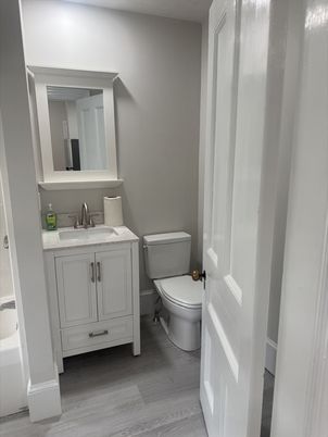 Bathroom, Interior, Wood Texture Flooring