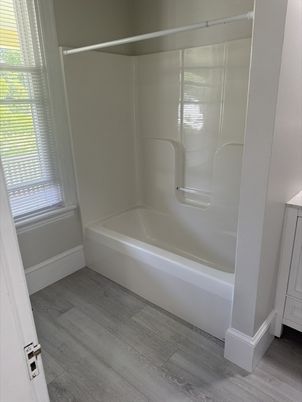 Bathroom, Interior, Wood Texture Flooring