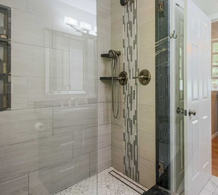 Bathroom, Glass Shower, Interior