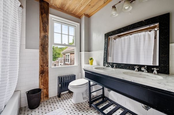 Bathroom, Interior, Wooden Ceilings
