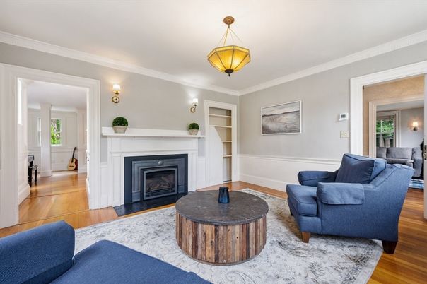 Fireplace, Interior, Living room, Wood Texture Flooring