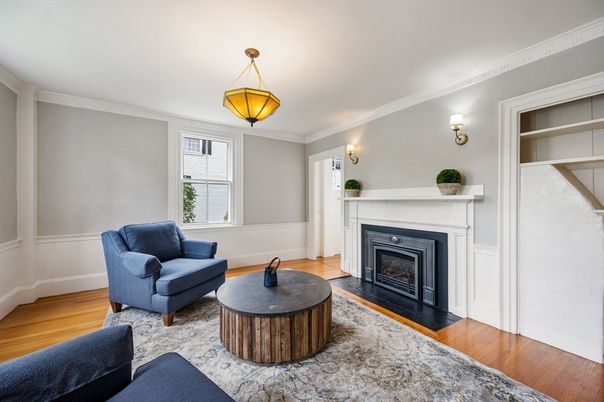 Fireplace, Interior, Living room, Wood Texture Flooring