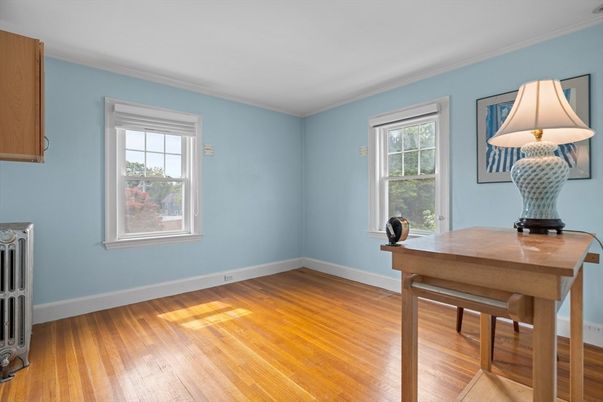 Home Office, Interior, Wood Texture Flooring