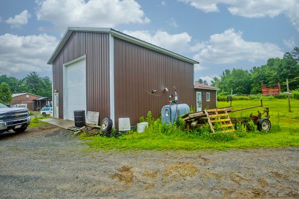 Backyard, Detached Garage, Exterior