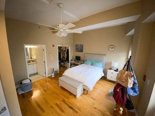 Bedroom, Interior, Wood Texture Flooring