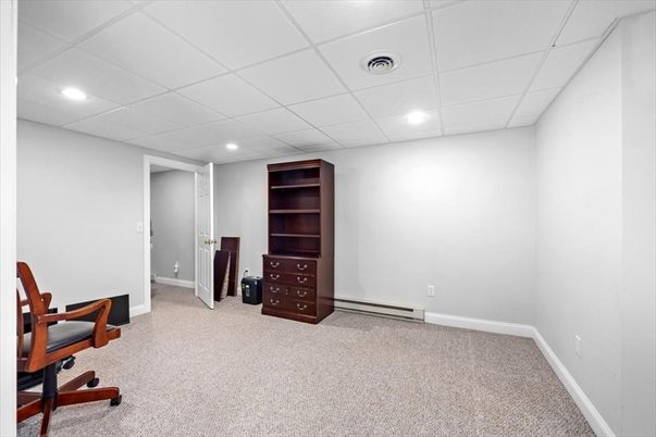 Home Office, Interior, Recessed Lighting