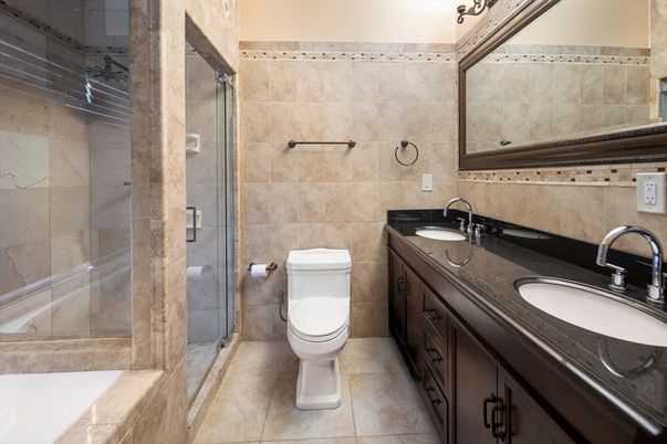 Bathroom, Dual Sink Vanities, Glass Shower, Interior