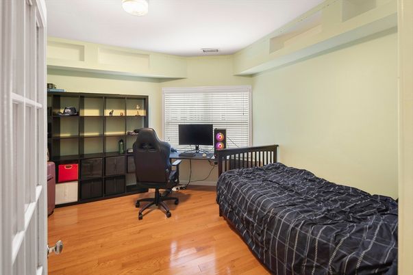 Bedroom, Home Office, Interior, Wood Texture Flooring