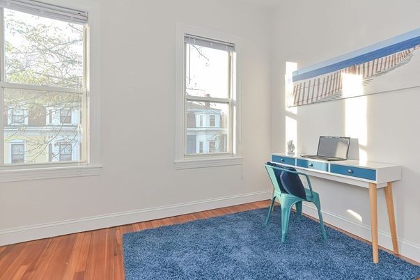 Home Office, Interior, Wood Texture Flooring