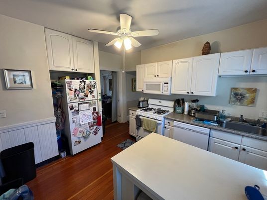 Interior, Kitchen, Wood Texture Flooring