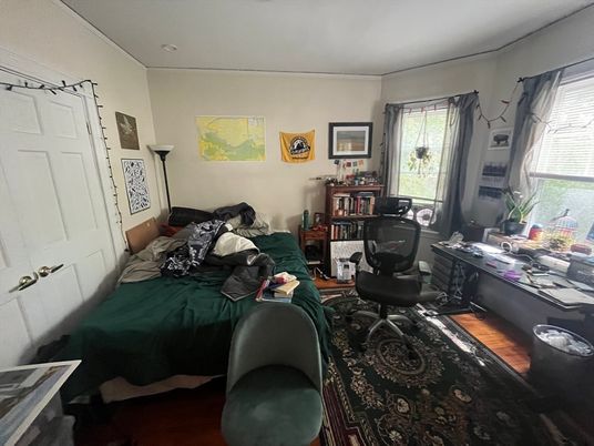 Bedroom, Home Office, Interior, Wood Texture Flooring