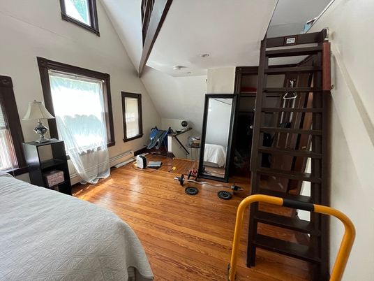 Bedroom, Home Office, Interior, Wood Texture Flooring