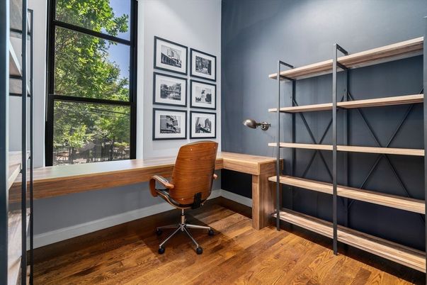 Home Office, Interior, Wood Texture Flooring