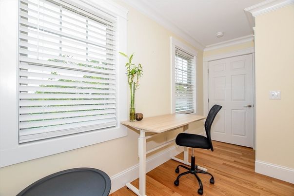 Home Office, Interior, Wood Texture Flooring