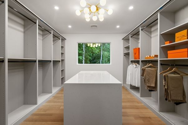 Interior, Recessed Lighting, Walk-in Closets, Wood Texture Flooring