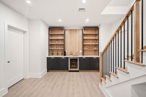 Interior, Recessed Lighting, Wood Texture Flooring