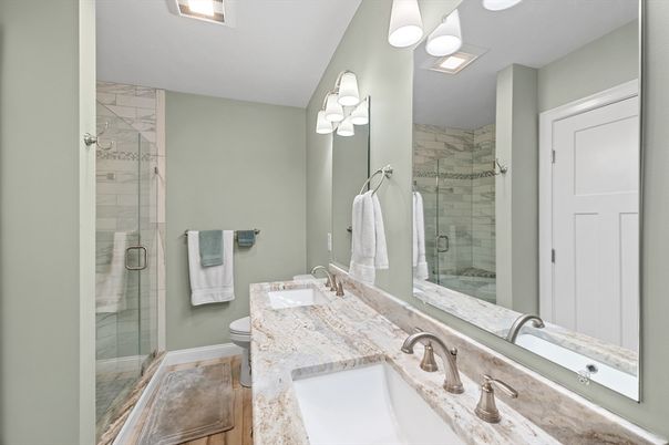 Bathroom, Glass Shower, Interior
