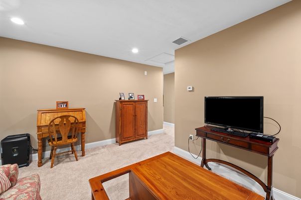 Home Office, Interior, Recessed Lighting