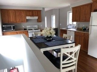 Dining room, Interior, Kitchen, Wood Texture Flooring