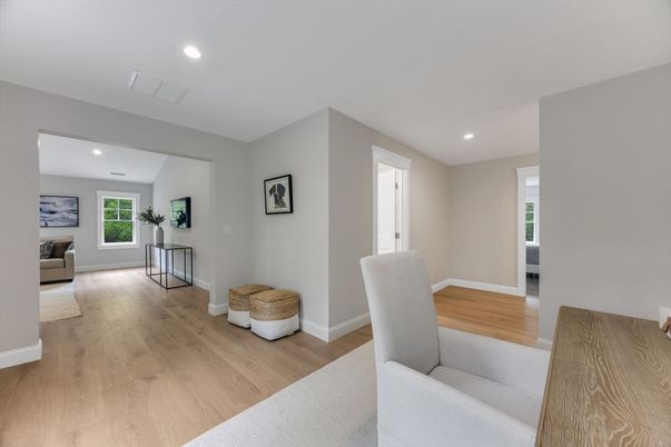 Interior, Recessed Lighting, Wood Texture Flooring