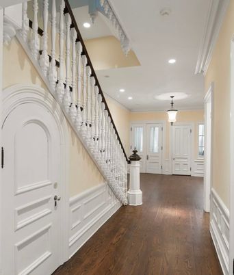 Interior, Pendant Lights, Recessed Lighting, Wood Texture Flooring