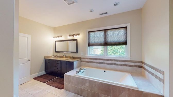 Bathroom, Interior, Recessed Lighting