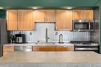 Interior, Kitchen, Recessed Lighting, Stainless Steel Appliances