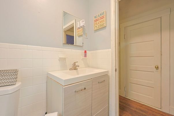 Bathroom, Interior, Wood Texture Flooring