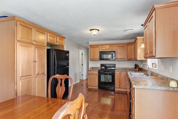 Interior, Kitchen, Wood Texture Flooring