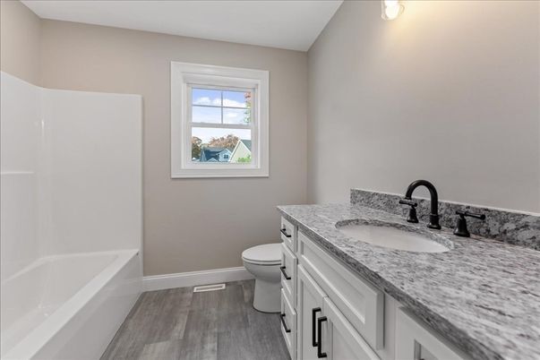 Bathroom, Interior, Wood Texture Flooring